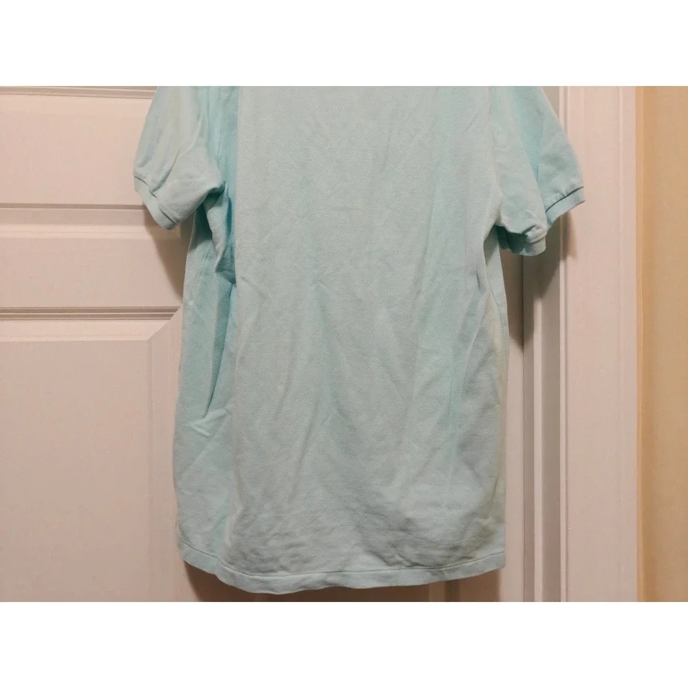 Polo Ralph Lauren Mens Classic Fit Short Sleeve Polo Shirt Aqua Blue Size M